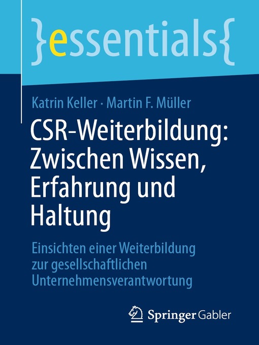 Title details for CSR-Weiterbildung by Katrin Keller - Available